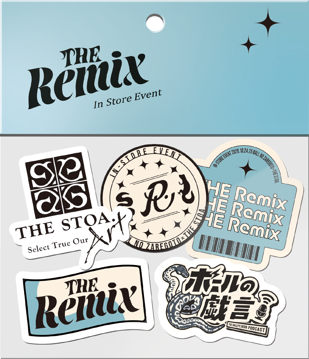 THE Remix Flake Sticker｜イベント限定5種類のフレークステッカー
